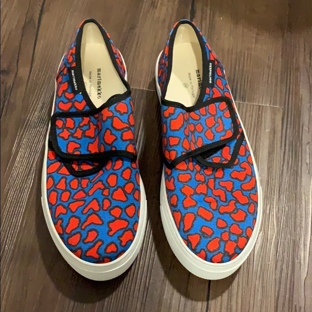 Marimekko platform sneakers.
